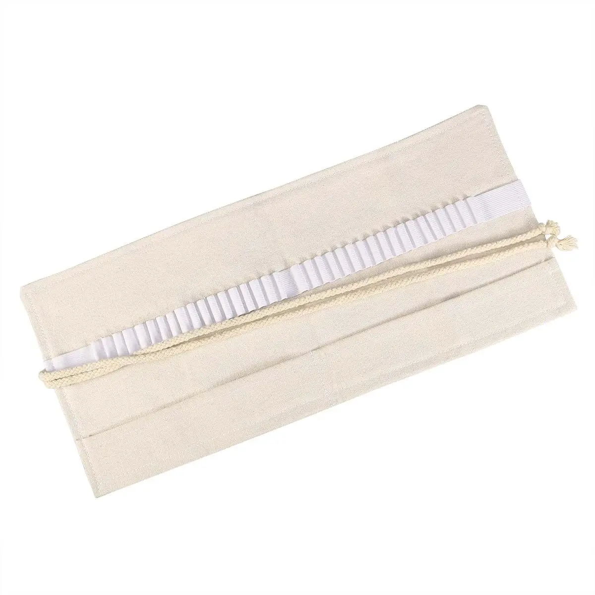 캔버스 볼륨 연필 랩 롤업 오거나이저 미술용품 보관 파우치 휴대용 펜 가방 연필 케이스 문구 상자