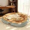 Winter Warm Small Dog Kennel Sleeping Puppy Cushion Cat Supplies  Accessories Washable Calming Sofa Cat Dog Pet Bed 2