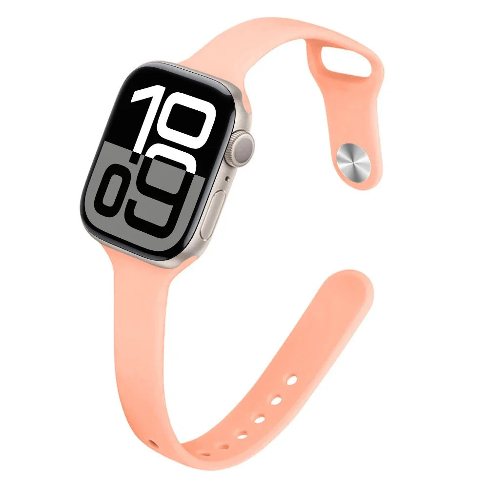 Breathable Silicone Strap for Smartwatch - Elegant Bracelet Design