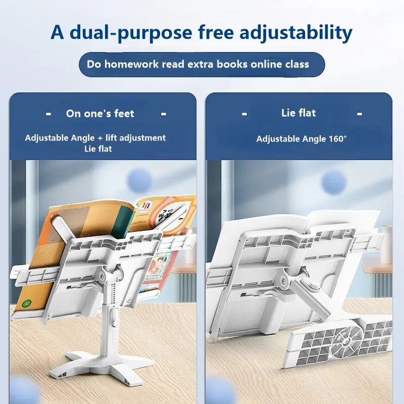 New Lifting Landing Reading Bookshelf Stand Adjustables Tablet Books Holder Multifunctional Bookstand for Home Office Study Room 4