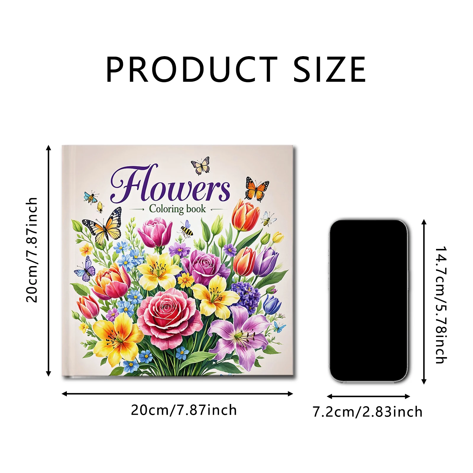 ספר צביעת אמנות למבוגרים להקל על מתח, להרוג פרחים, לציור גרפיטי וציור אמנותי לילדים