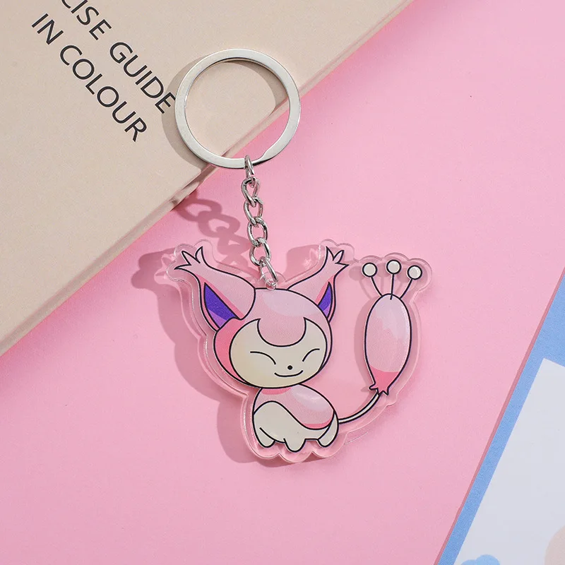 Pokemon-Schlüsselanhänger aus Acryl: Pikachu und Ducklett! Entzückendes Zubehör für Ihre Schlüssel und Taschen. Begrenzte Aktie! Beeil! – Detail 25