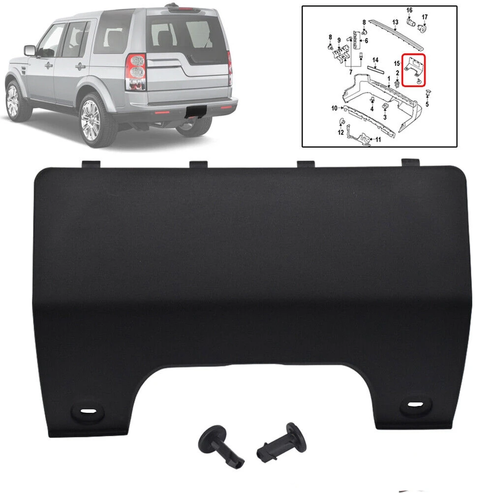 

Car Rear Bumper Towing Eye Hook Cover Panel Fixed Clips For Land Rover LR3 LR4 Discovery 3 4 2005-2012 DPO500011PCL
