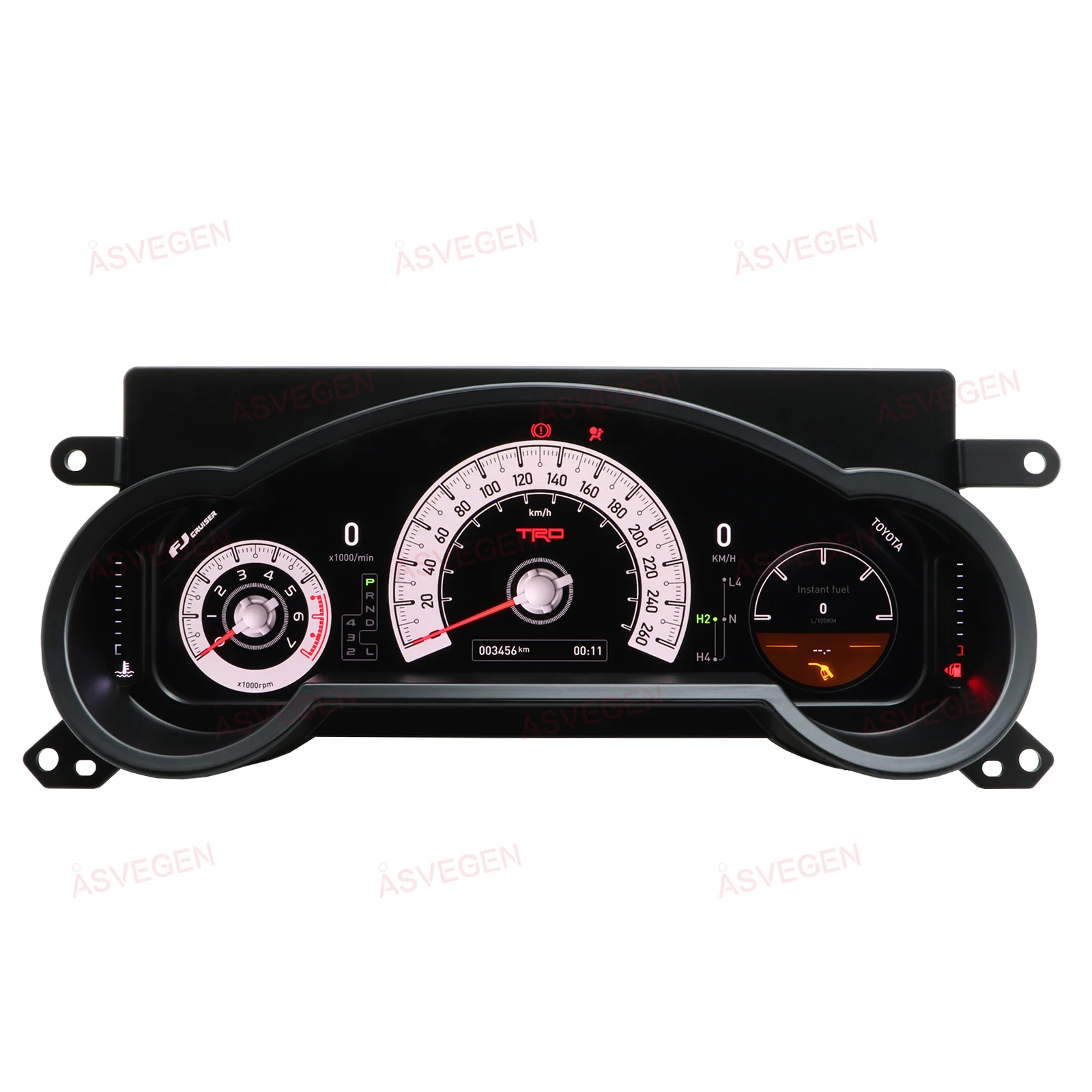 Panel de Instrumentos LCD para Toyota FJ Land Cruiser 2008-2022, Cabina Virtual, Panel Digital, Velocímetro, Pantalla Linux 1