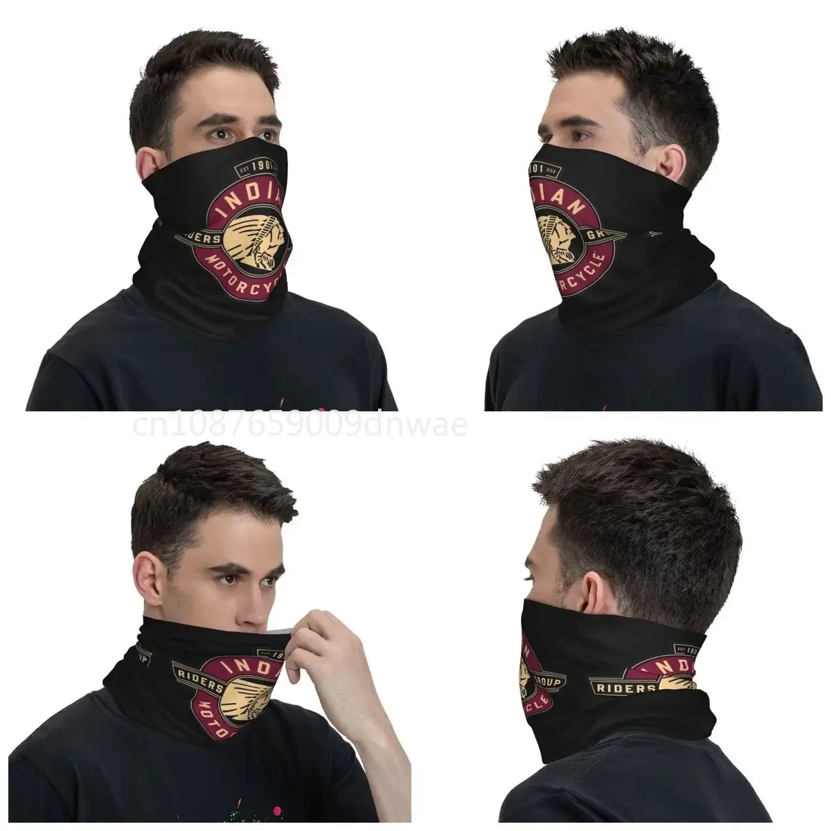 Bandana Neck Gaiter Face Scarf Headgear Indian Bandana Neck Gaiter Printed Multifunctional
