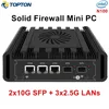 Solid Firewall Mini PC 2x10G SFP+ 3x2.5G i226-V Lans Intel Alder Lake N100 DDR5 NVMe Proxmox pfSense OPNsense Home Server Host 1