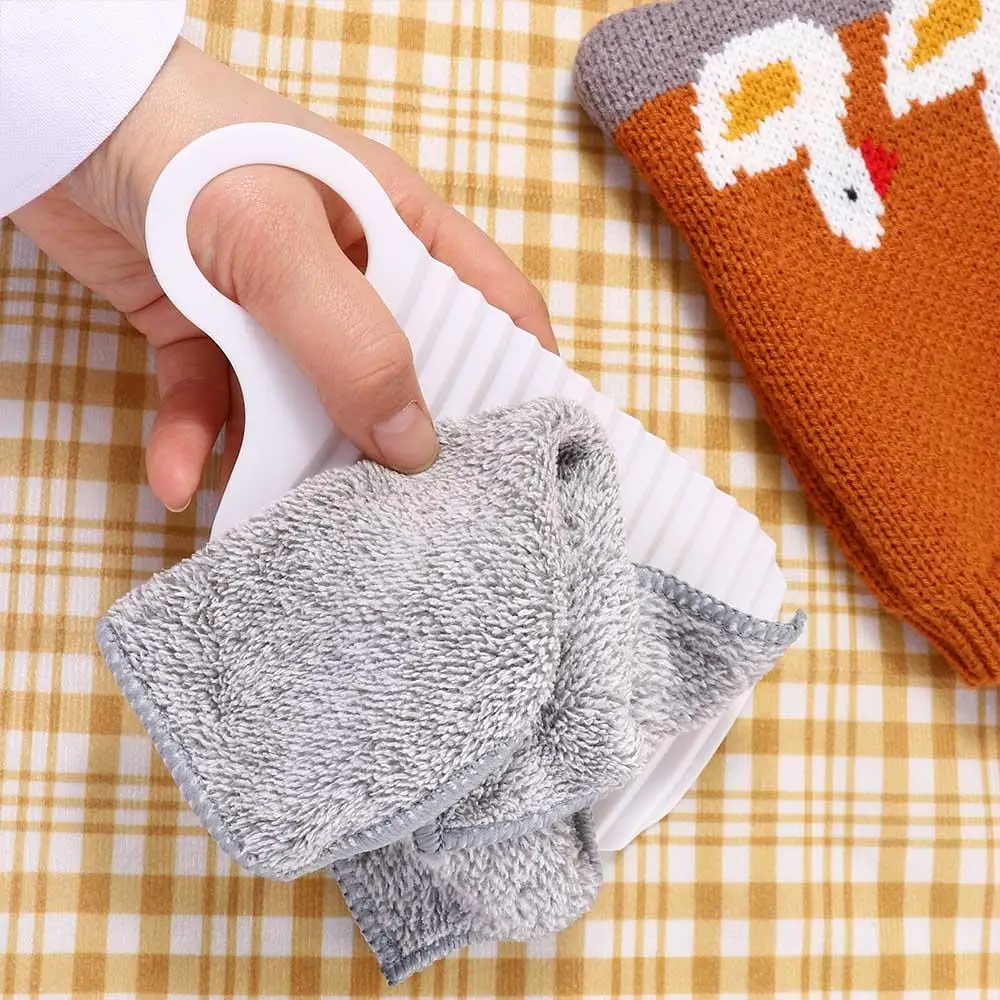 Portable Travel Thicken Mini Washboard Non Slip Laundry Accessories Board Washing Children's Clothes Socks Cleaning Tools