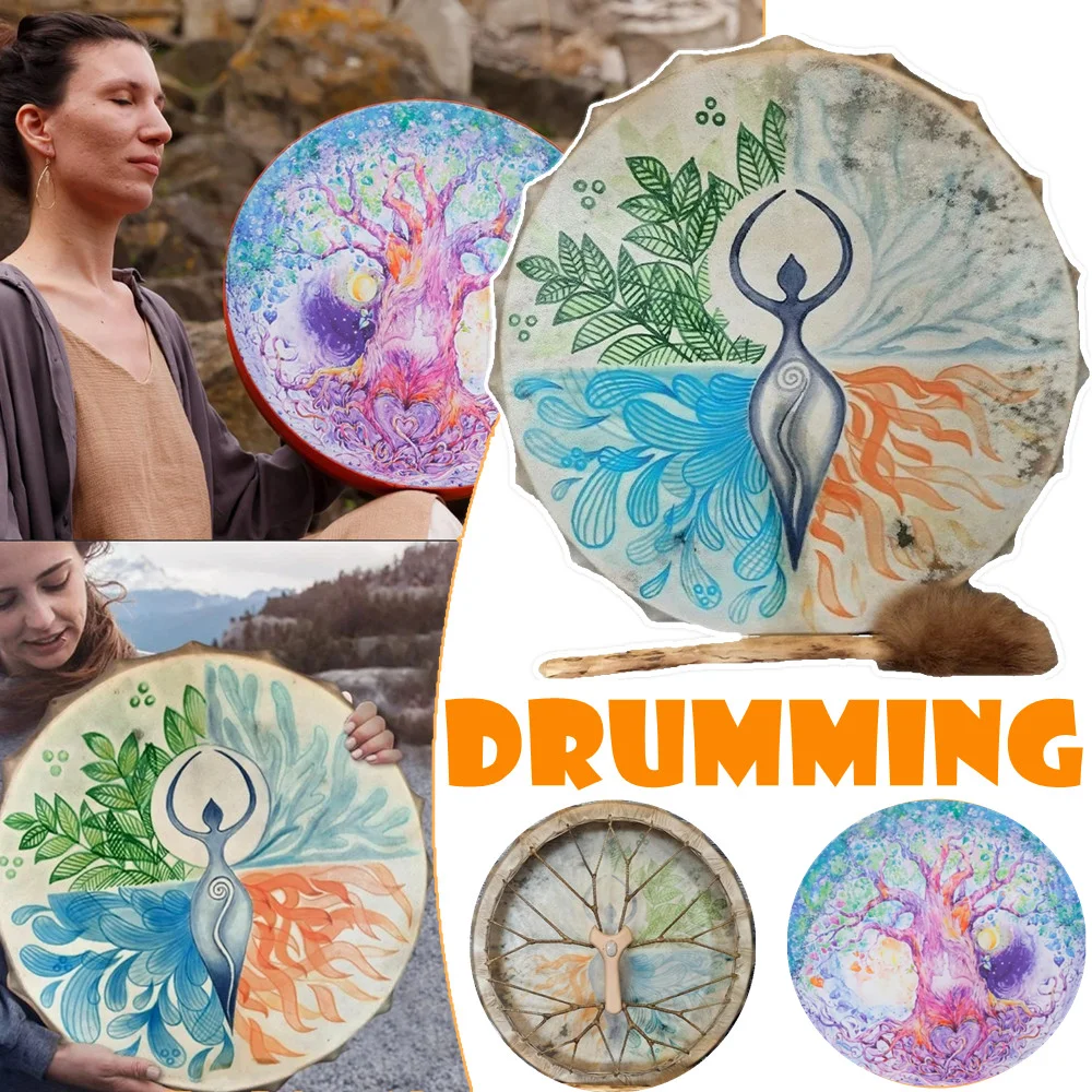 Shaman Drum Siberian Drum Spiritual Music Art Home Decor