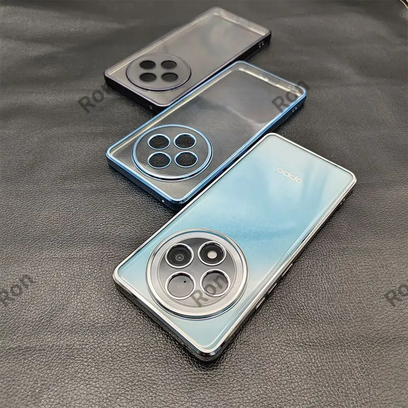 Luxury Transparent Electroplating Shockproof Silicone Bumper Case