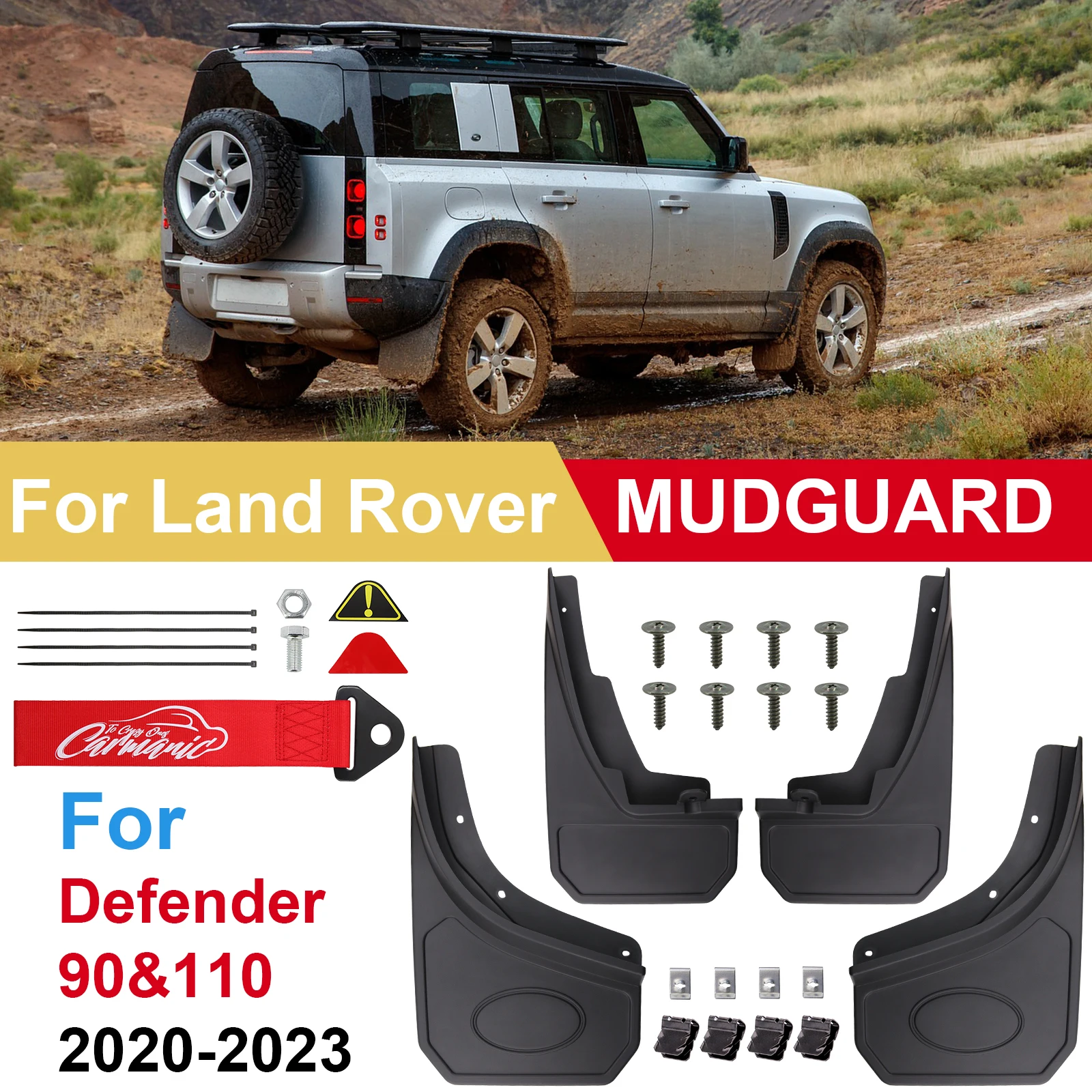 4x Voor Land Rover Defender 110 90 2020 2021 2022 L663 V8 Auto Spatbord Fenders Spatborden Spatschermen Spatschermen Spatlappen Accessoires Voor 4x Voor Land Rover Defender 110 90 2020 2021 2022 L663 V8 Auto Spatbord Fenders Spatborden Spatschermen Spatschermen Spatlappen Accessoires Voor