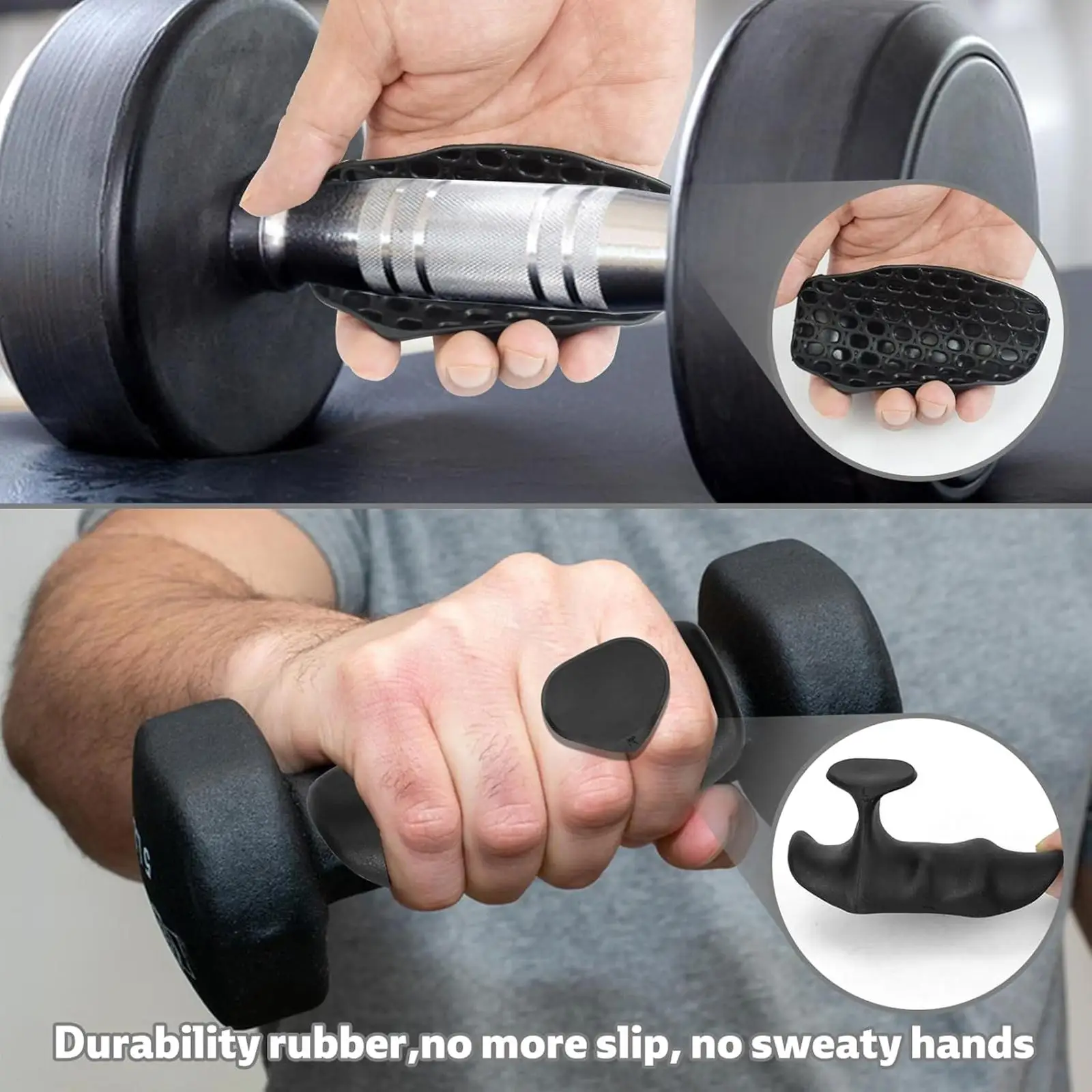 Weight Lifting Grips Weight Lifting Grips Workout Gloves Flexible Hand Protection Men Women Gym Grips Fingerless Pull up Grips