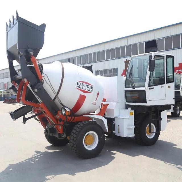 Small Self Feeding Mobile Cement Mixer Type Concrete Agitator Self-loading Concrete Mixer Machine for Sale 4