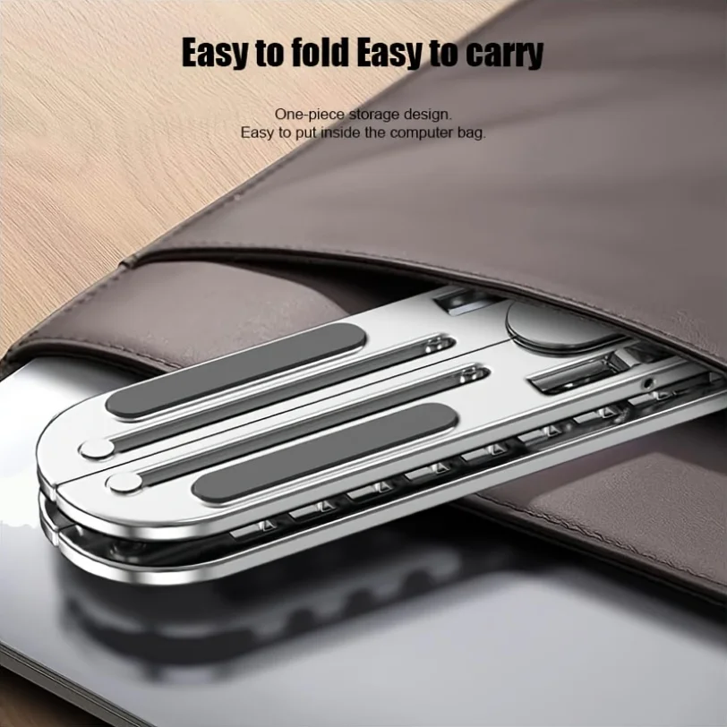 조정 가능한 알루미늄 노트북 컴퓨터 프레임, 접이식 휴대용 컴퓨터 프레임, 안정적이고 내구성이 뛰어남