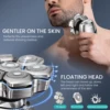 Kensen S18 Electric Head Shaver for Men Rechargeable 7D Floating Cutter Magnetic 5 in 1 Shaver Hair Trimmer Clipper Head Razors 3
