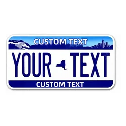 Customizable 12x6 Inch U.S. License Plate with Personalized Text - 30x15cm - aluminum (20)