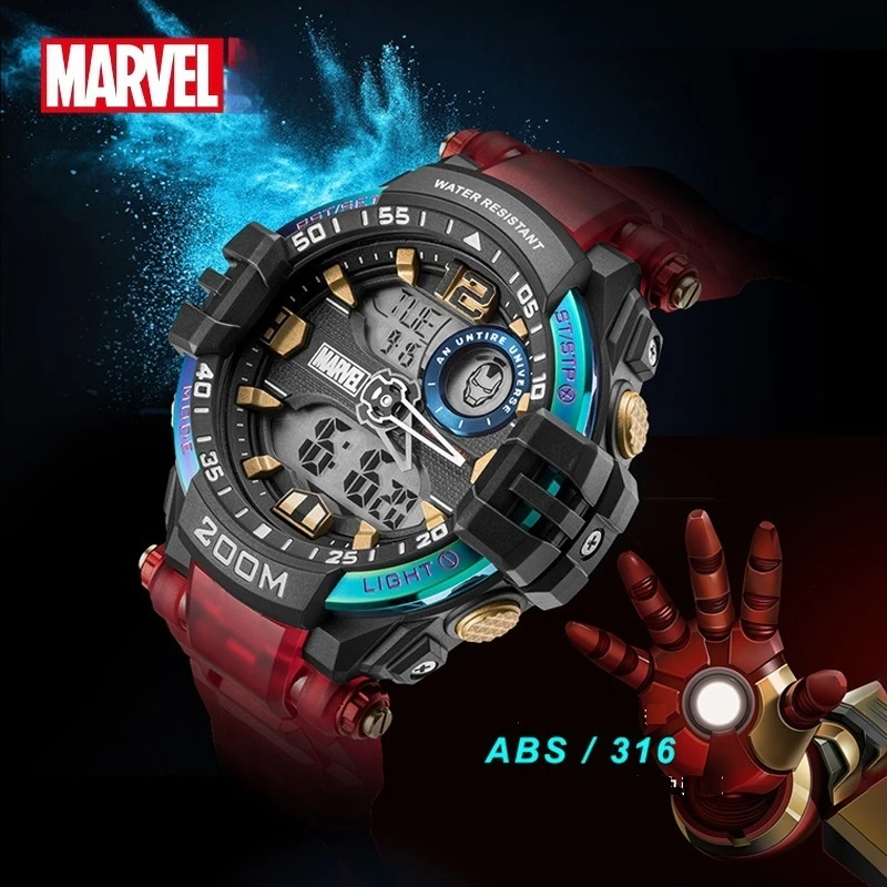 Fall 2024 New Avengers Iron Man Male 200m Waterproof Multi Function fall-2024-new-avengers-iron-man-male-200m-waterproof-multi-function