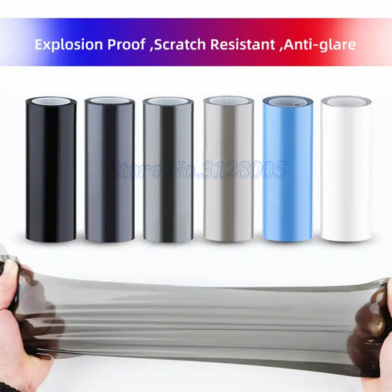 Car Headlight Film Protection Transparent  / Light Black / Dark Black Coloring Tint Film TPH PPF Material