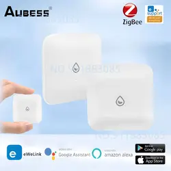 Zigbee Water Leak Sensor Smart Home Wireless Water Immersion Sensor Ewelink App Remote Monitoring Water Leakage Detector Alarm