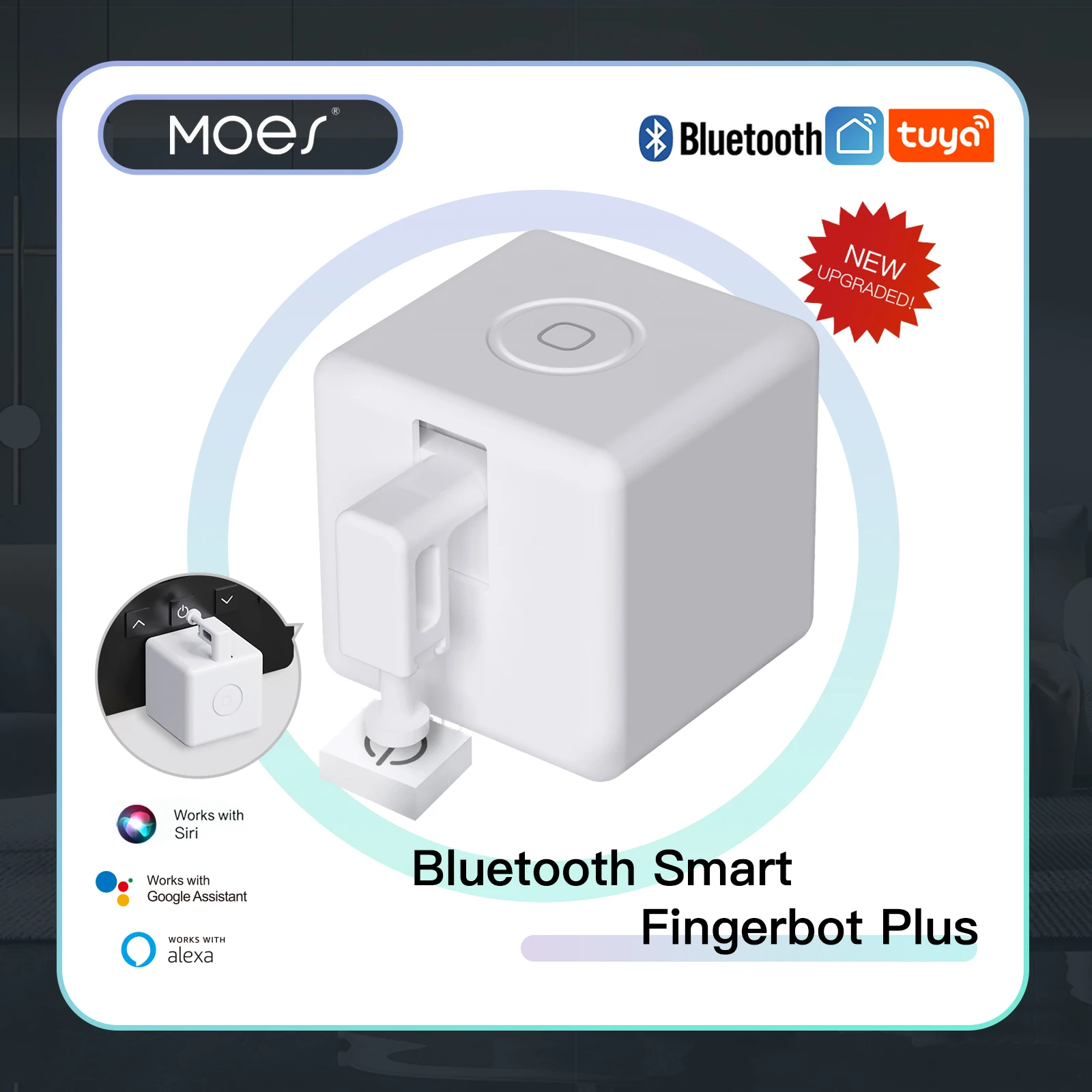 MOES Tuya Fingerbot Button Pusher New Bluetooth finger robot Smart Life