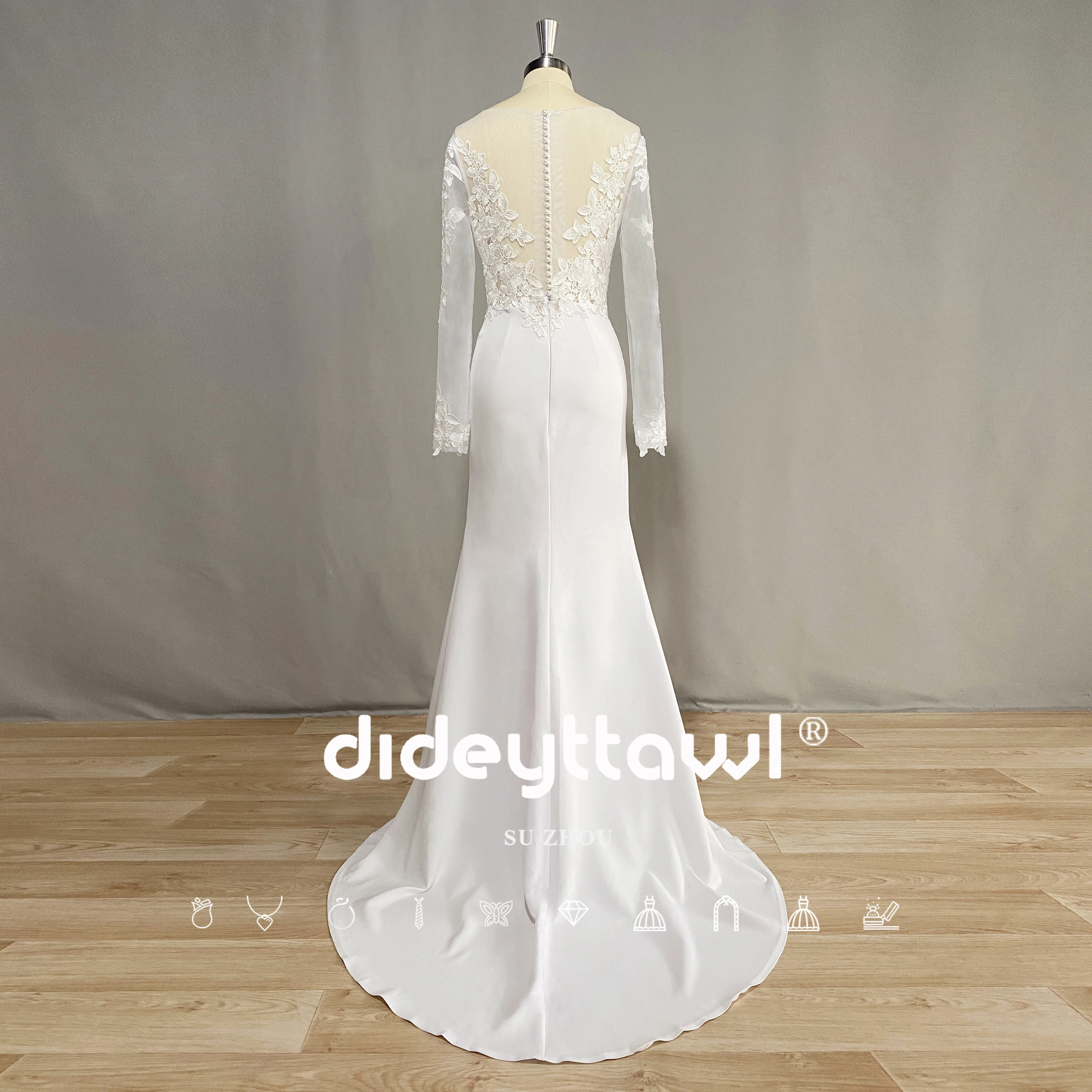 Рисунок 2 - Женское свадебное платье с юбкой годе DIDEYTTAWL