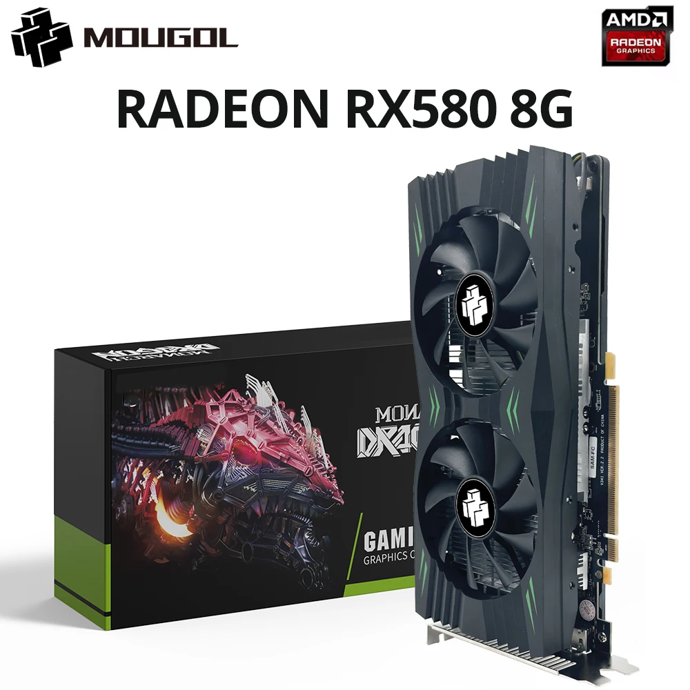 グラフィックボード・グラボ・ビデオカード MOUGOL AMD Radeon RX580 8GB Amazon.co.jp: MOUGOL AMD Radeon RX580 8G 2048SP GDDR5 256