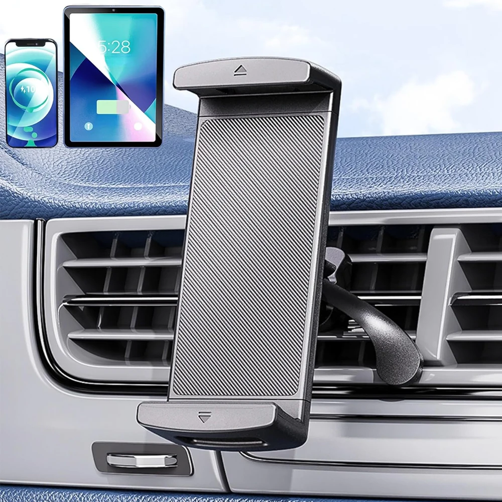 iBudim Car Air Vent Clips Tablet Stand Cell Phone Mount for iPad