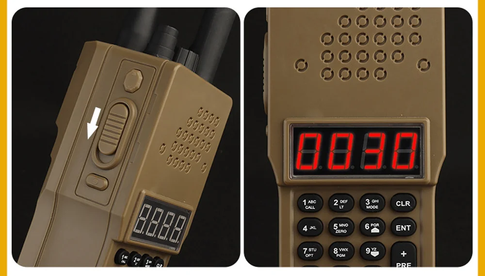 Tactical BB Balls Loader Box Electric Counting PRC-152 Radio Model Pouch Compatible MOLLE Vest Airsoft M4 5.56 BBs Storage Case