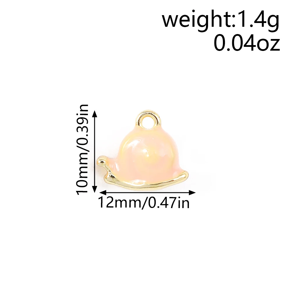 Tusember 5 Stück neue Tieranhänger, niedliche Kaninchen-, Frosch-, Schnecken- und Hühner-Charms, Perlen für DIY-Sterling-Armbänder, Schmuckherstellung, Basteln – Detail 9