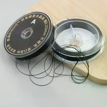 1 Rotolo da 60M di Filo Elastico in Cristallo per Salone, per Cucire Decorazioni, Creare Trecce, Extension e Parrucche
