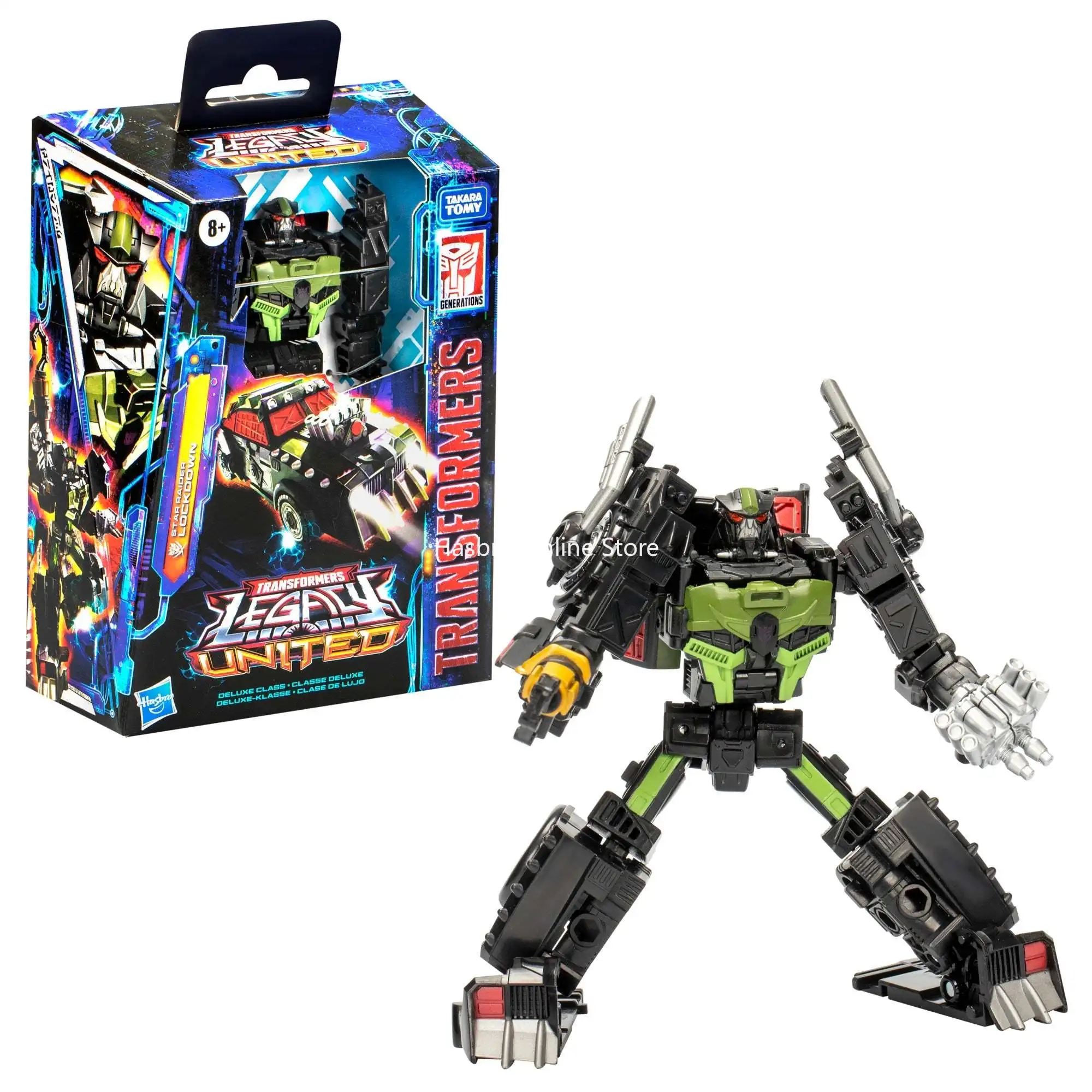 

【Pre-sale July 24th 2024】Hasbro Transformers Legacy United Deluxe Class Star Raider Lockdown G0233