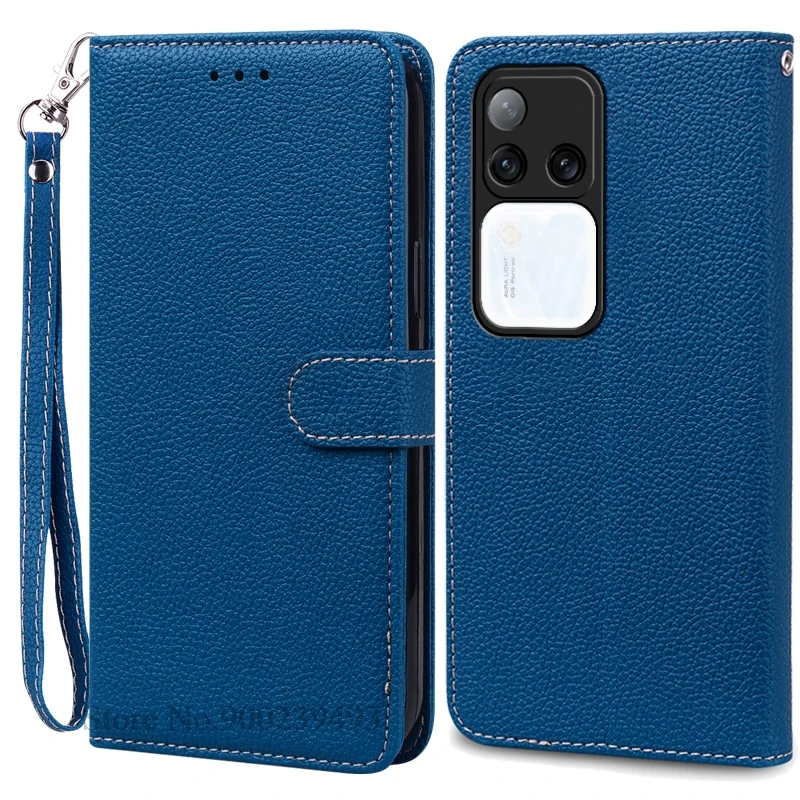 Leather Flip Wallet Case with Stand Feature