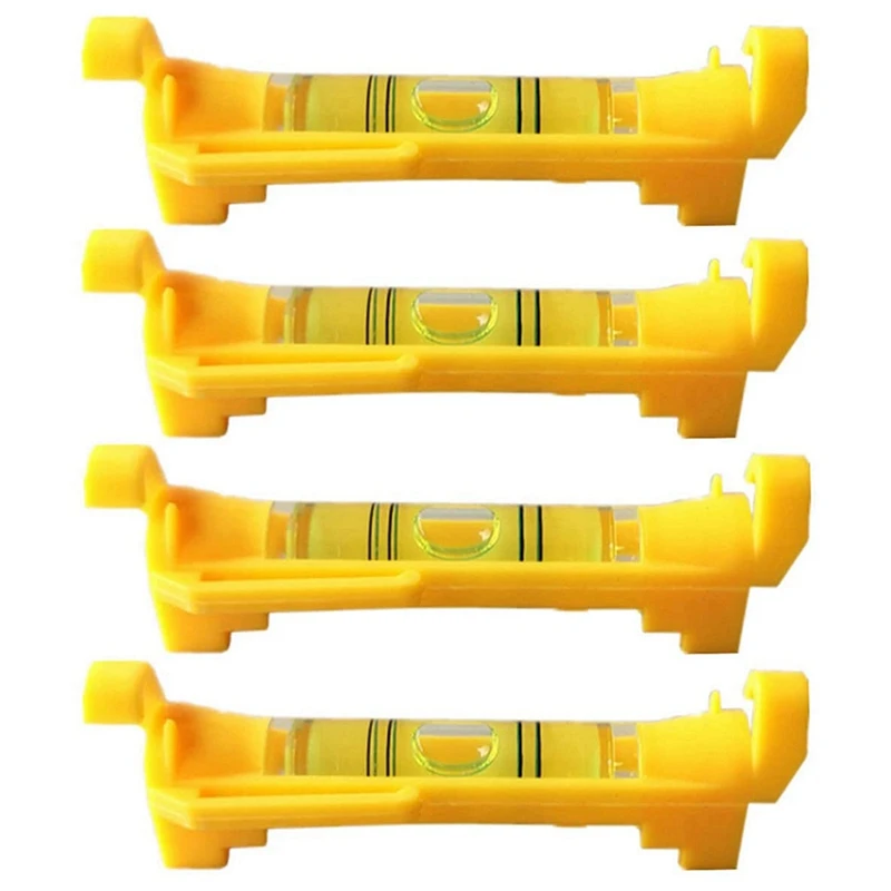 

Promotion! 8Pcs String Level Hanging Line Bubble Levels For Leveling Surveying, Building Trades, Bricklaying, Etc. (Yellow)