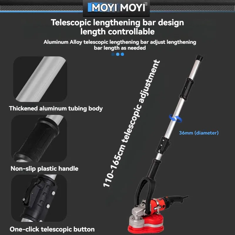 5800W Cement Concrete Floor Polishing Machine Belt Sander Clean Ground Grinding Machine Grinder Sharpener Cutter Rough Planer