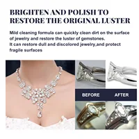 Fine Jewelry Cleaner Liquid Earrings Diamond Jewelry Cleaner for Gold Silver Rings & Precious Stones 2