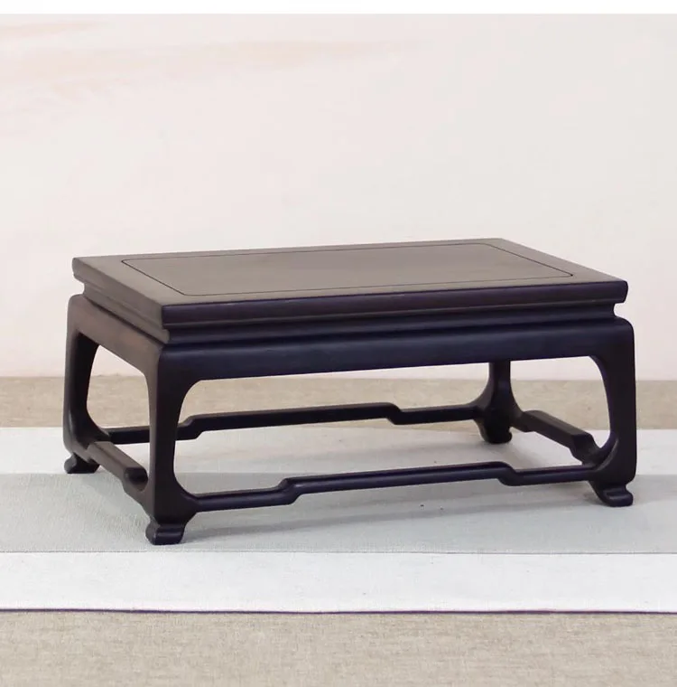 Description Picture 2 of itemHigh-quality Redwood Display Stand Coffee Tea sets Pedestal Wooden Standing Flower Base Bonsai Plant Decorative Shelf