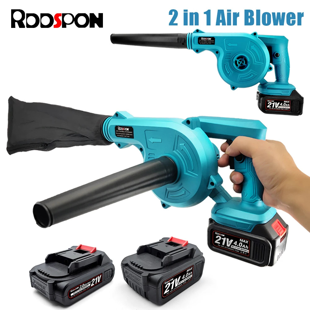 무선 강력한 전기 공기 송풍기 2 In 1 불어 및 흡입 Makita 18v 도구 배..