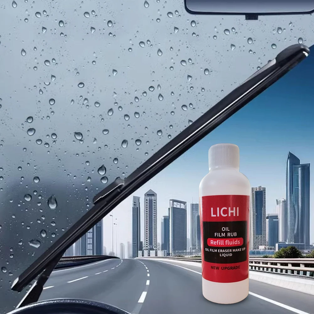 100ml Auto Glass Oil Refill Car Windshield Cleaner Liquid Car Glass Maintenance Agent Windshield Oil Film Removal