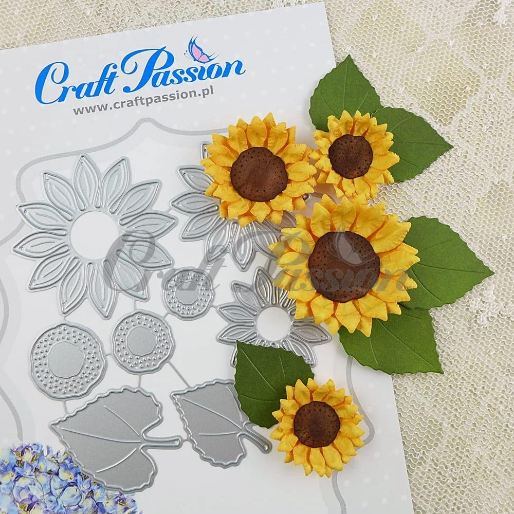 

3pcs/set Sunflower Metal Cutting Dies Scrapbooking Embossing Folder for Paper Cut Craft Photo Album Decorative