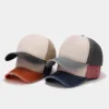 Custom Logo Baseball Cap Washed Hole Peaked Caps Women Summer Mesh Adjustable Dad Hat Men Outdoor Sport  Classical Trucker Cap 2