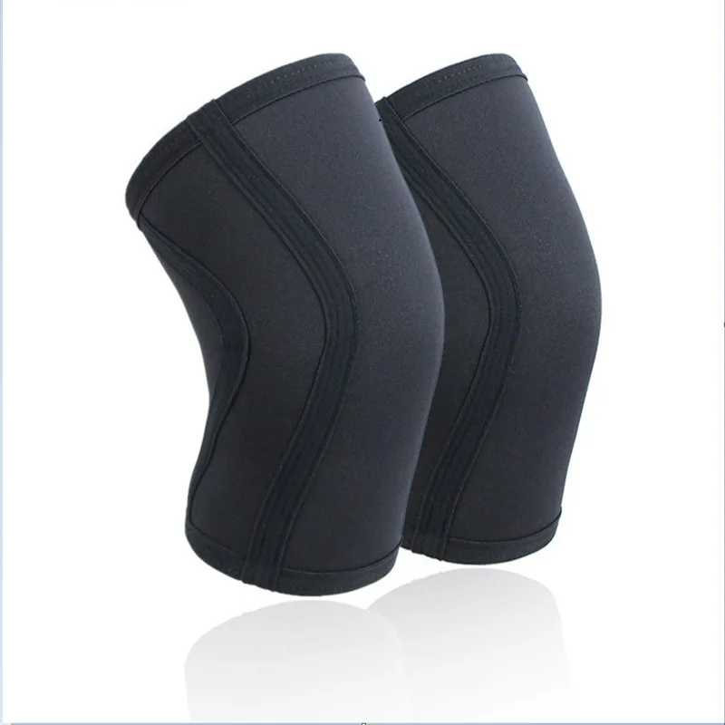 Thick Neoprene Knee Support, Weightlifting Knee Sleeves, Fitness Strength Exercise, Gym Training Sport Safety Protect Joint, 9mm
