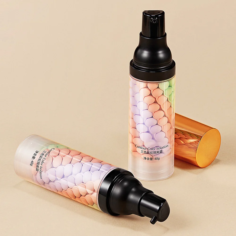 facial primer Three-color Repair And Isolation Cream Protective Before Makeup Moisturizing Isolation Milk