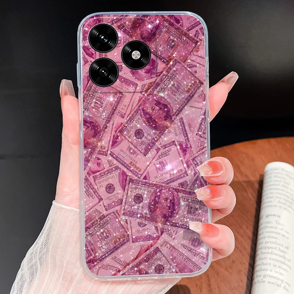 Lovely Animal Cartoon Soft Clear Silicone Phone Case - Lightweight and Durable Cover