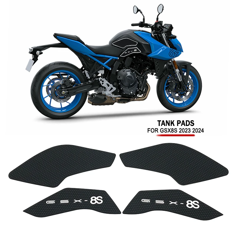 

Мотоциклетные аксессуары, Нескользящие прокладки для топливного бака, боковой газовый коленный захват, Тяговая прокладка, подходит для SUZUKI GSX8S GSX 8 S GSX-8 S 2023 2024