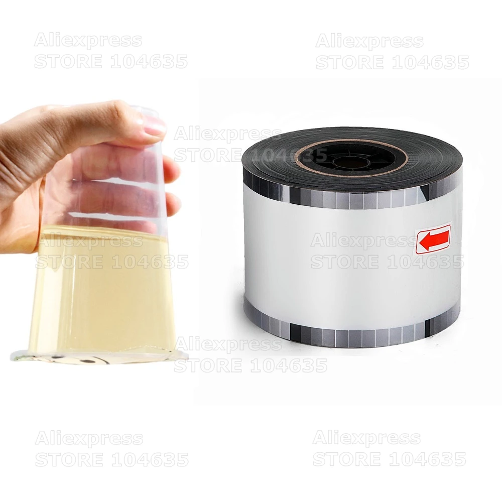 EFREN Plastic Customized Bubble Tea Sealing Film Boba Seal Roll For Paper PP Cup