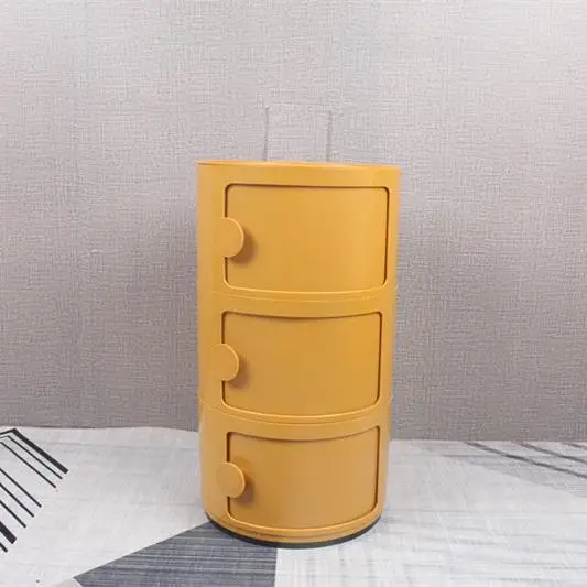 Nordic bedside table white plastic creative small cabinet modern Mini simple circular storage side cabinet night stand 5 Nordic bedside table white plastic creative small cabinet modern Mini simple circular storage side cabinet night stand 5