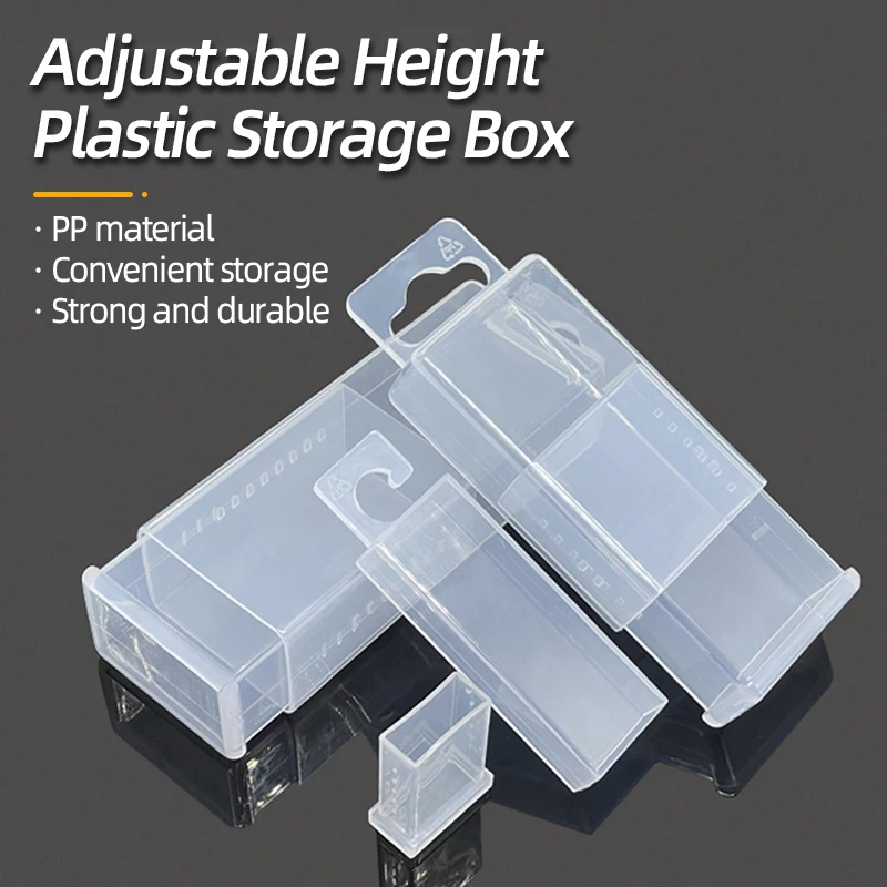 Tool Box Parts Storage Box Drill Milling Cutter Boxes Rectangular Telescopic Twist Drill Tap Accessories Tool Packaging