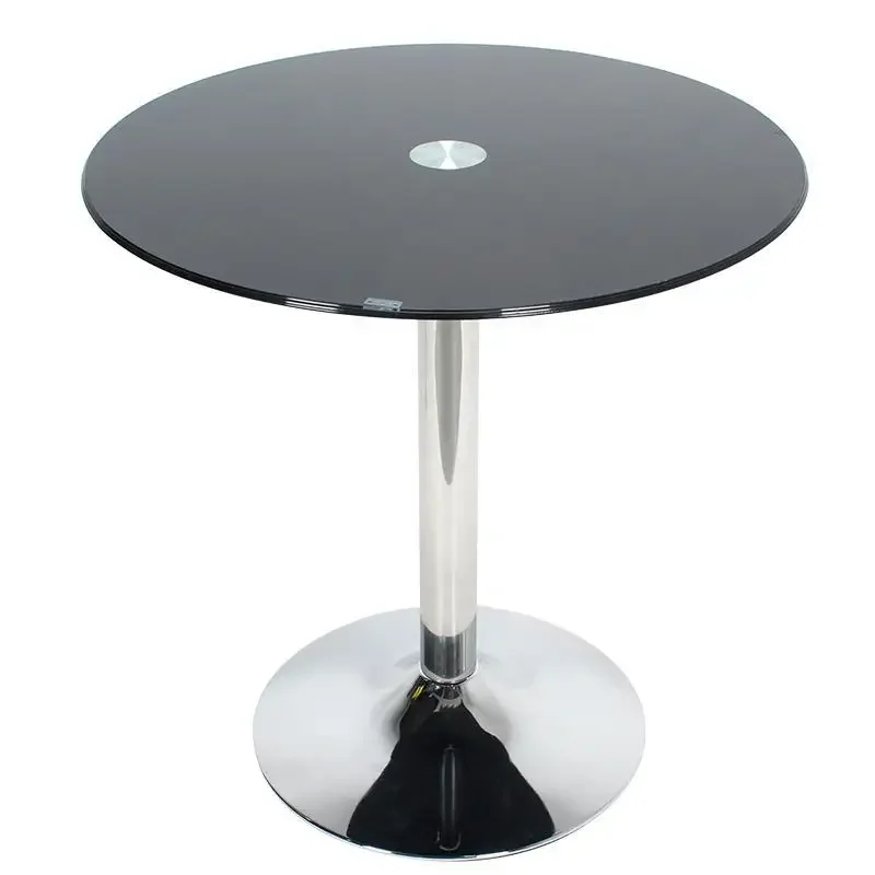Mesa Redonda De Vidrio Templado Pro Safe Glass - 25 Pulgadas, Borde Pulido | Resistente Y Elegante