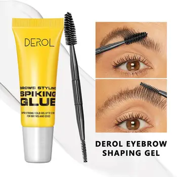 Gel per lo styling delle sopracciglia 3D Impermeabile trasparente Sopracciglio ad asciugatura rapida Set di cera a lunga durata Sollevamento sopracciglia Esaltatori per sopracciglia Trucco 1
