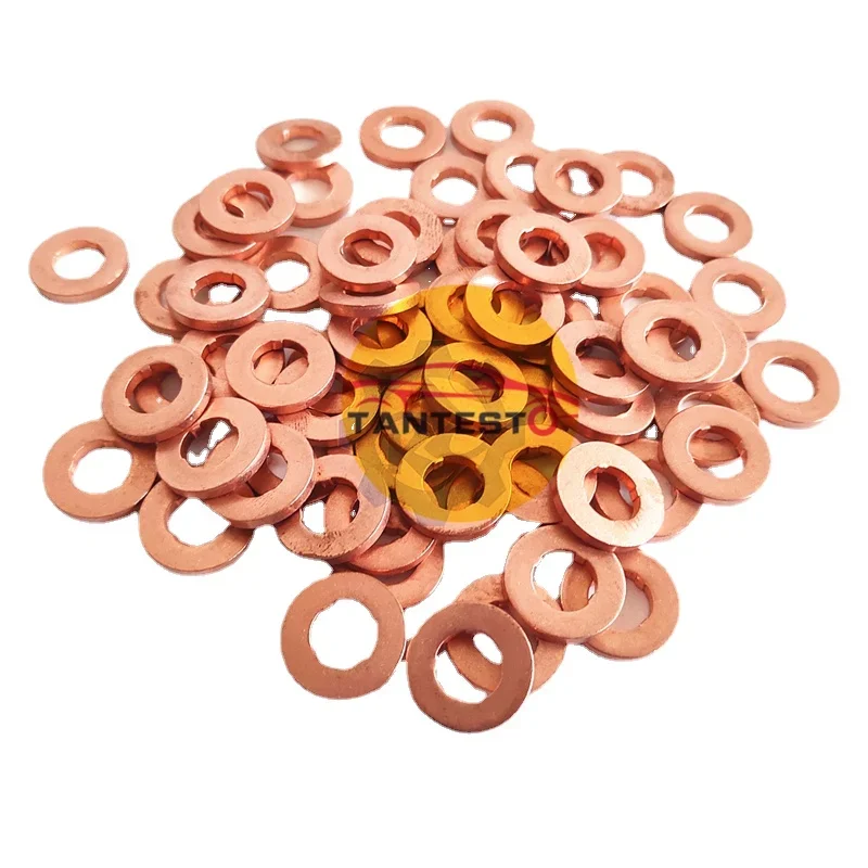 Diesel Common Rail Injector Nozzle Copper Washer Seal O Ring Pad Gasket Pump Repair Tool 7x15mm/9x18mm