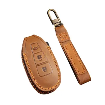 3 Button Leather Car Remote Key Shell Cover Case for Suzuki Vitara Swift Ignis Kizashi SX4 Baleno Ertiga 2016 2017 2018 2019 - 3 Button Leather Car Remote Key Shell Cover Case for Suzuki Vitara Swift Ignis Kizashi